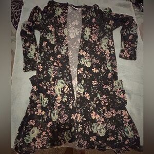 Lularoe cotton duster, size S